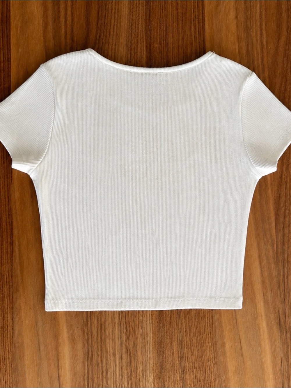 Princess Polly basic  Ribbed Scoop Crop Top - Picture 2 of 5